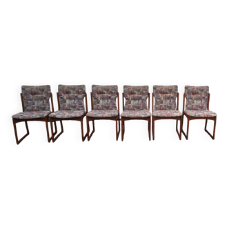 Set of Vandrup Stolefabrik Scandinavian chairs