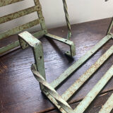 Wrought iron balcony planters