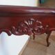 Console with curved legs - mahogany - Louis XV style - carved wood