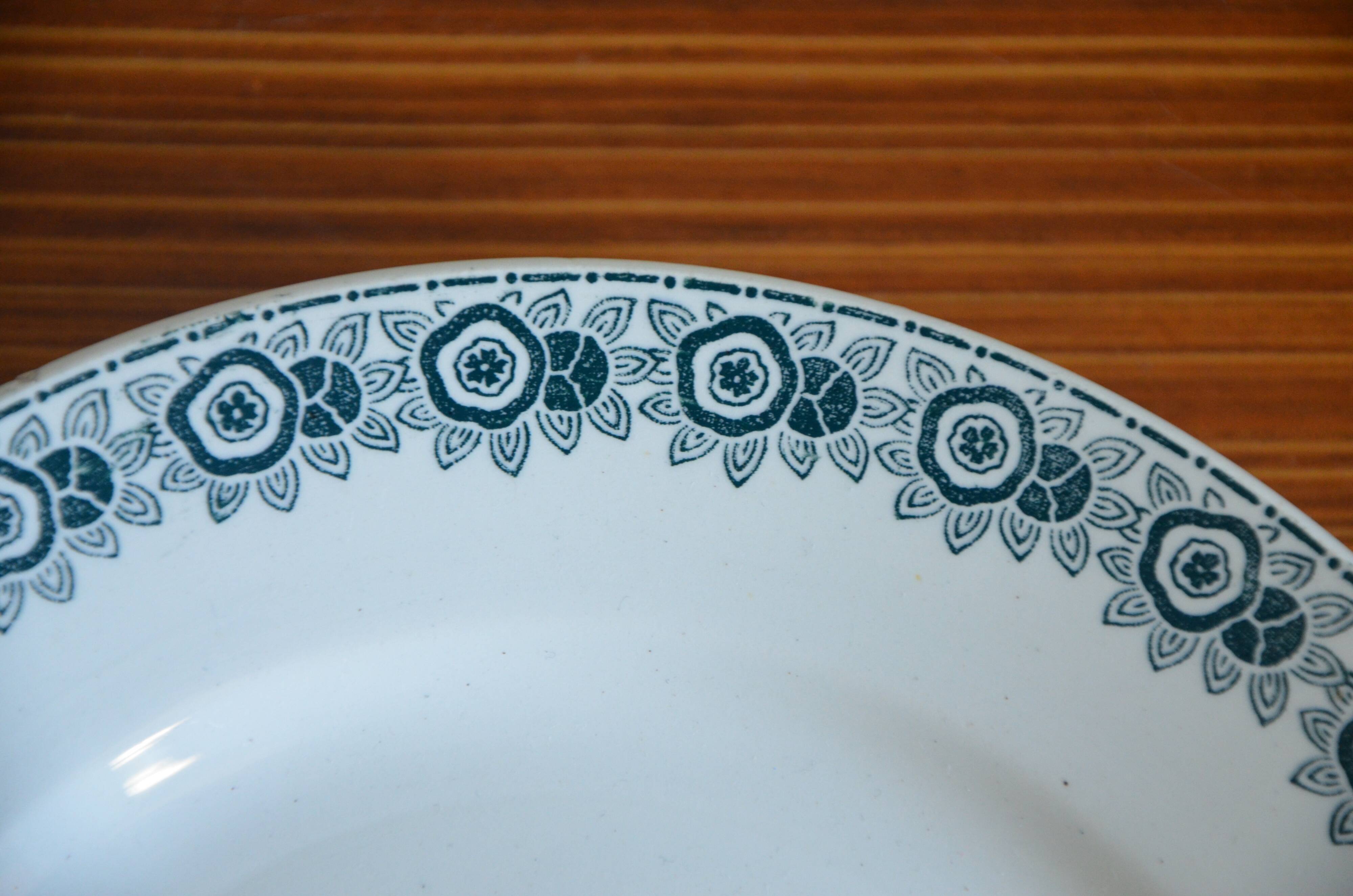 Lot de 6 assiettes Saint Amand collection Ibéria