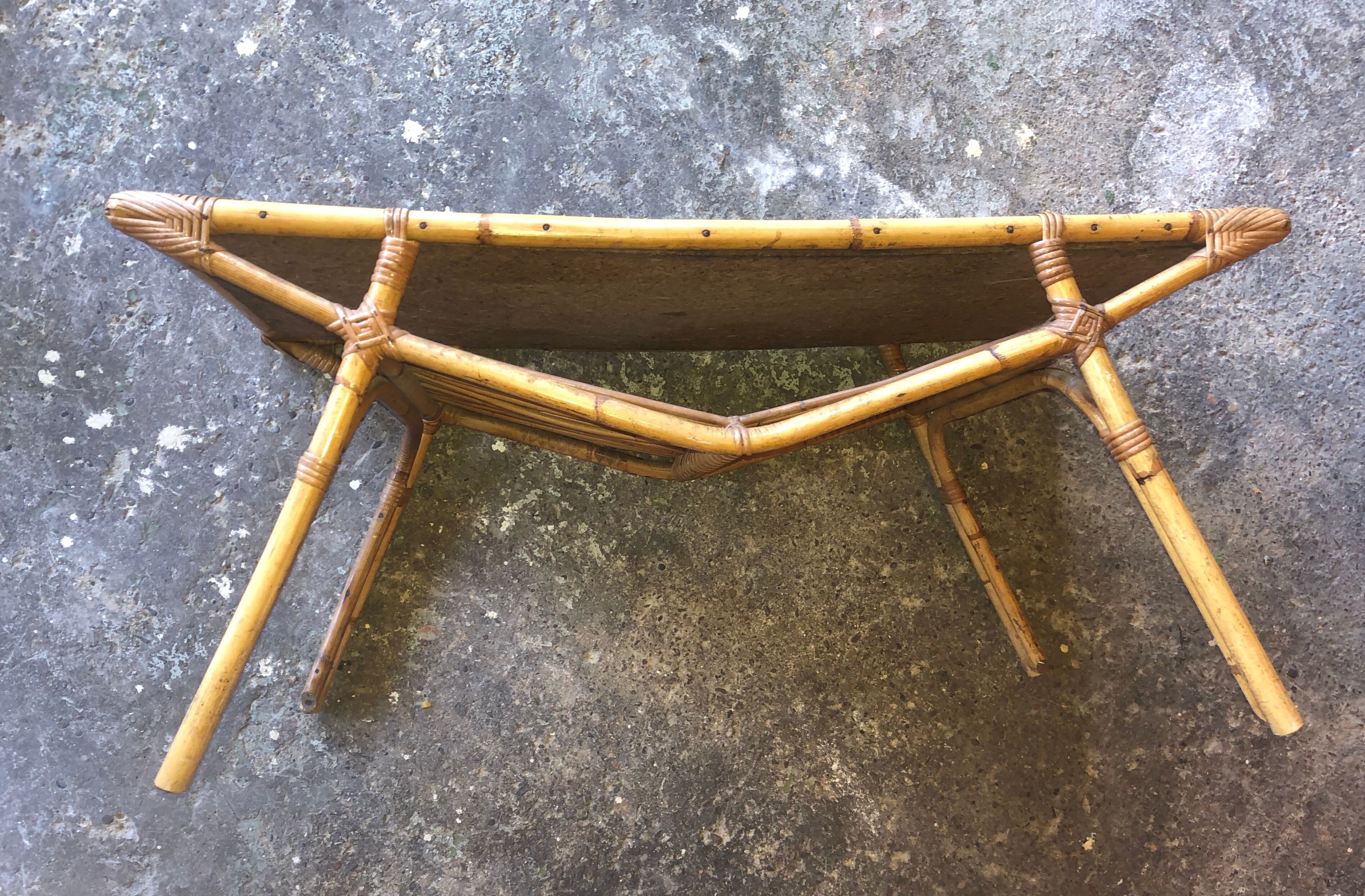 Rattan coffee table