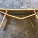 Table basse en rotin
