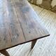 Table de ferme chêne 1950 pieds fuseaux