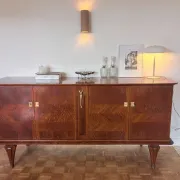 Art Deco diamond-point buffet enfilade in oak - 1930s-1950s - 3