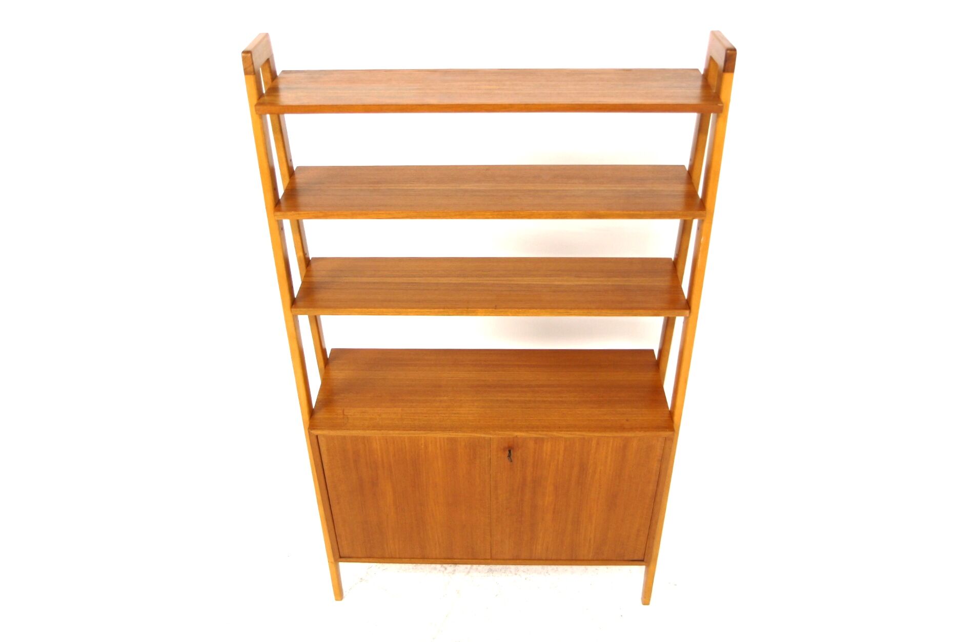 Scandinavian boxed teak library, Möbel-Ikea, Sweden, 1960