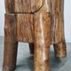 1960s French Brutalist Sculptural Solid Elm Wood Tree Trunk Cabinet