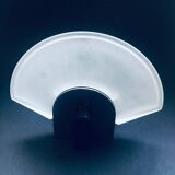 Postmodern Frosted Glass Sconce Wall Lamp from Metalarte, Spain, 1980s