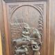 Carved oak solid wood door