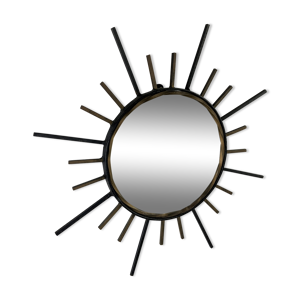 miroir sunburst vintage