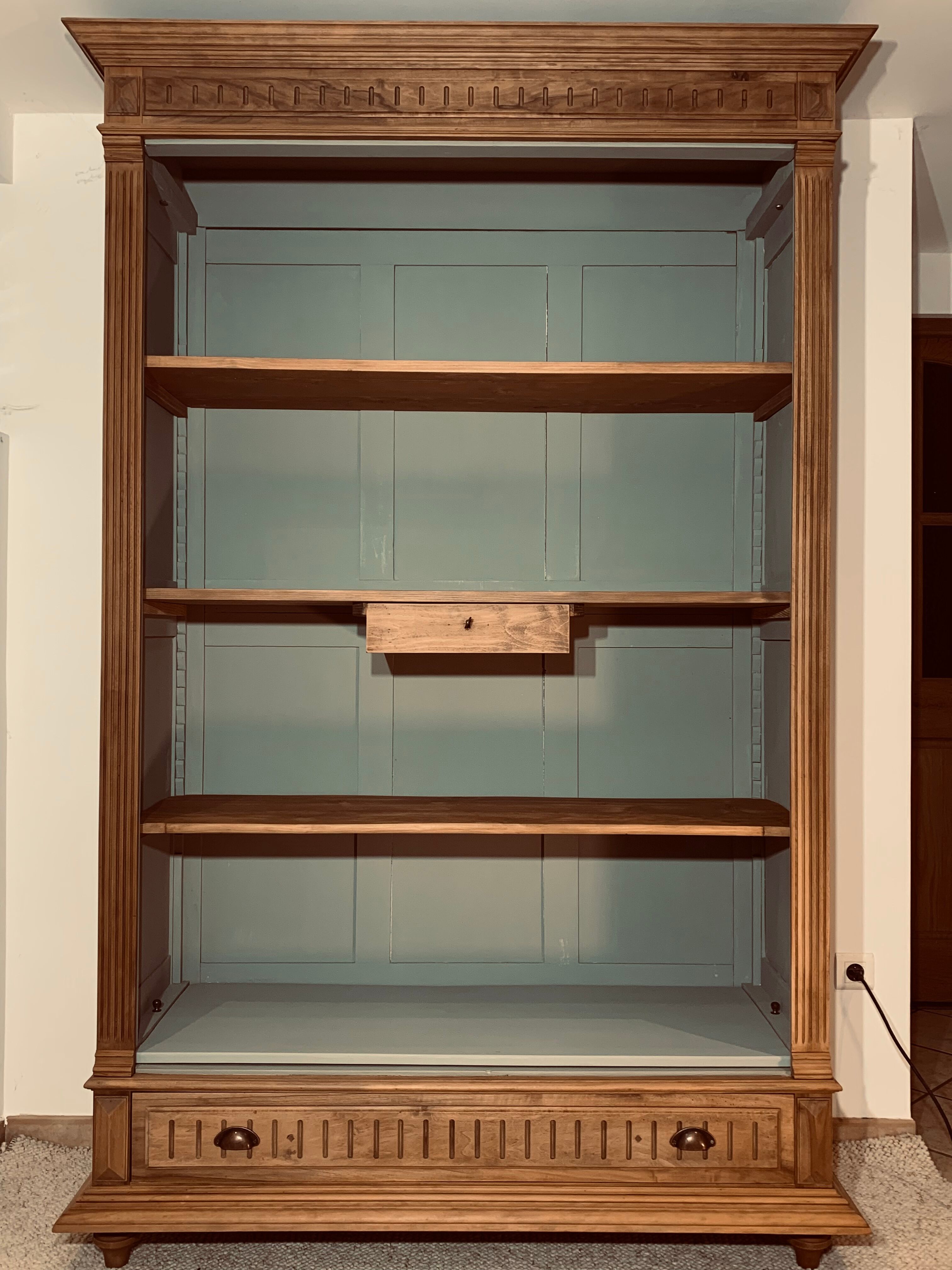 Bibliothèque noyer