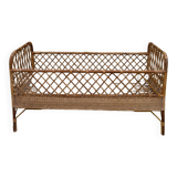 Rattan bed and wicker