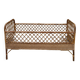 Rattan bed and wicker