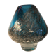 Murano glass vase with bubble inclusions-1960's