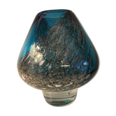 Murano glass vase with bubble inclusions-1960's