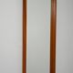 Miroir en teck suédois des années 1950-60