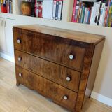 Art deco chest of drawers varnished 1920