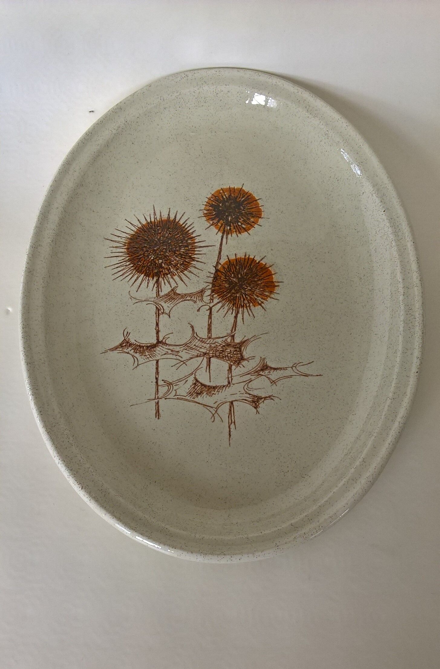 Flat thistles of sarreguemines