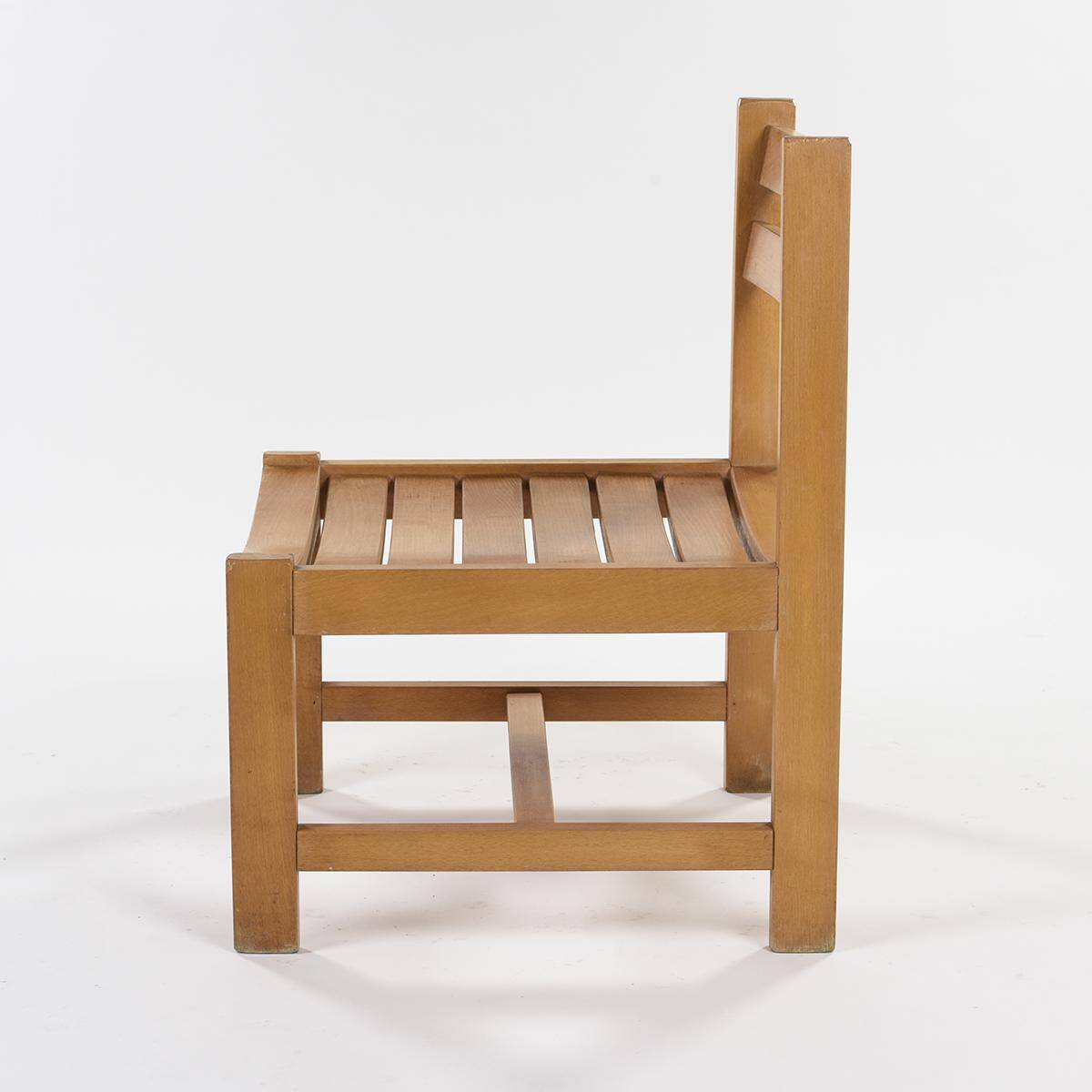 Pair of low chairs by André Sornay, circa 1960