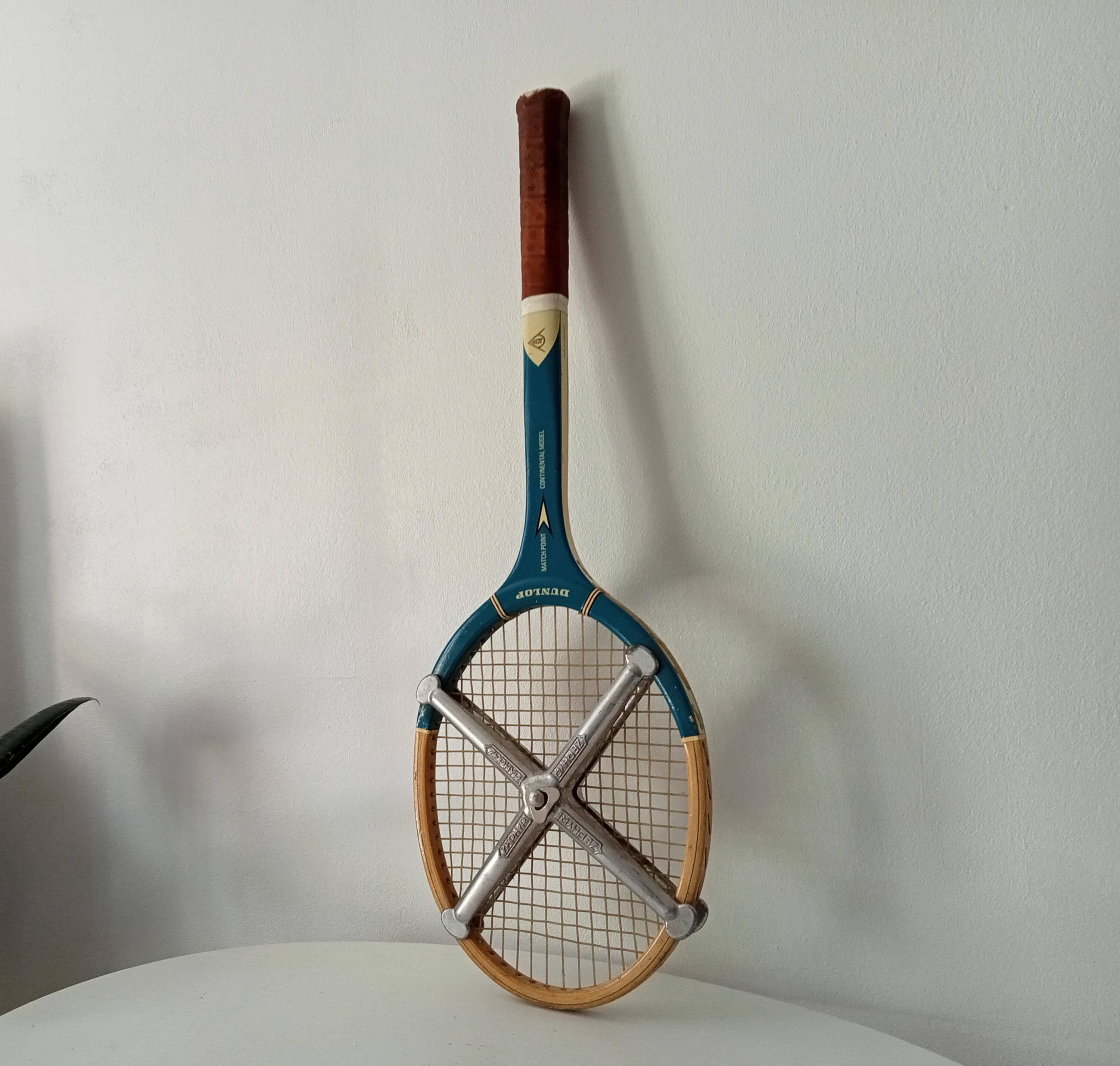 Dunlop Match Point Continental Vintage Wooden Tennis Racket
