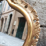 Classic mirror Louis XV gilded wood 80 cm