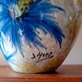 Blue Thistle Pitcher