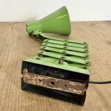 Green Industrial German Scissor Wall Lamp from Kaiser Leuchten, 1960s