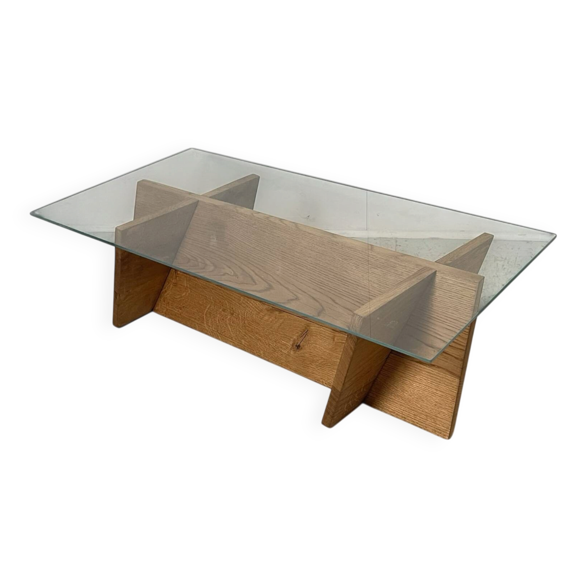Oak coffee table from around 1960.