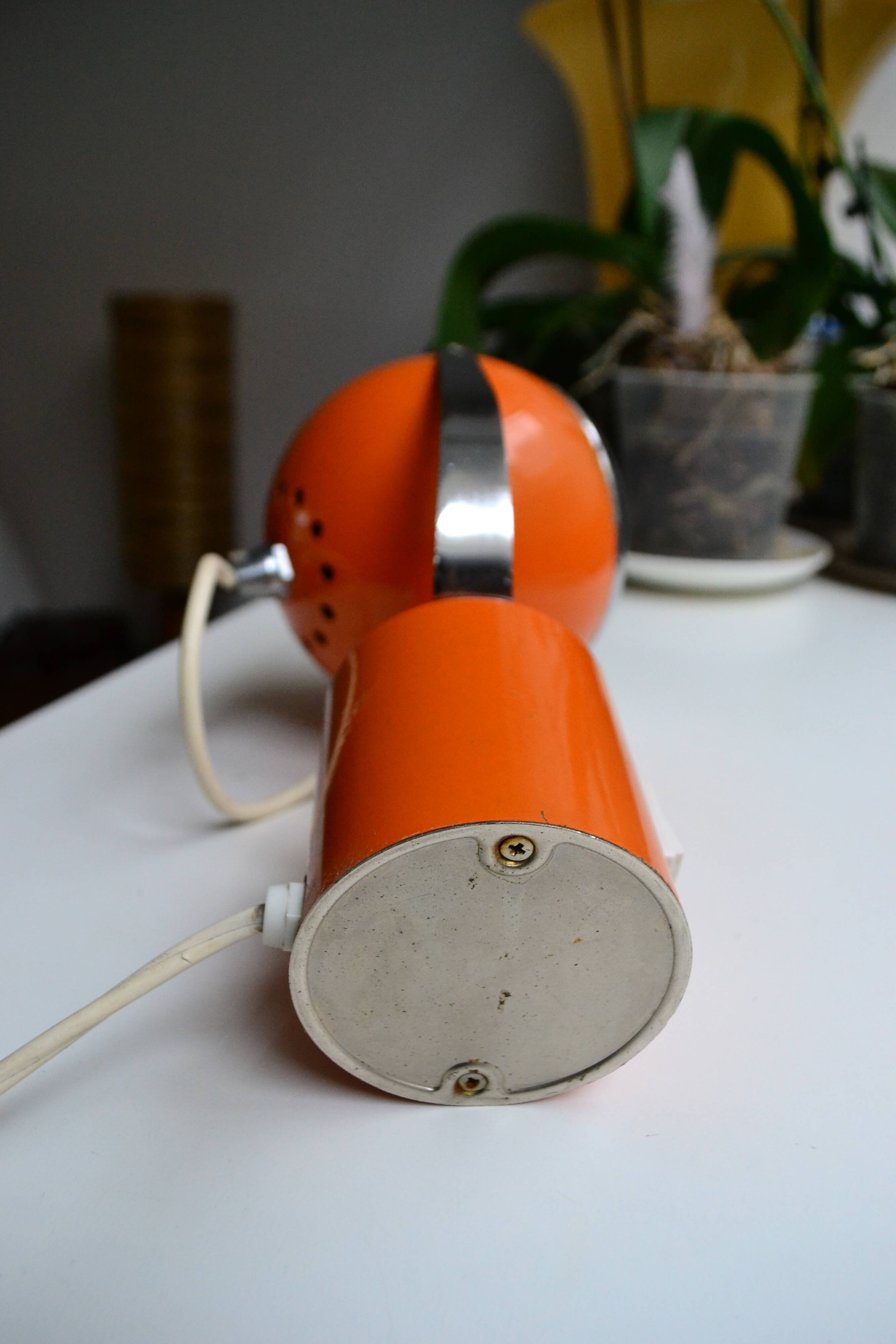 Eye ball lamp Goffredo Reggiani style 60s