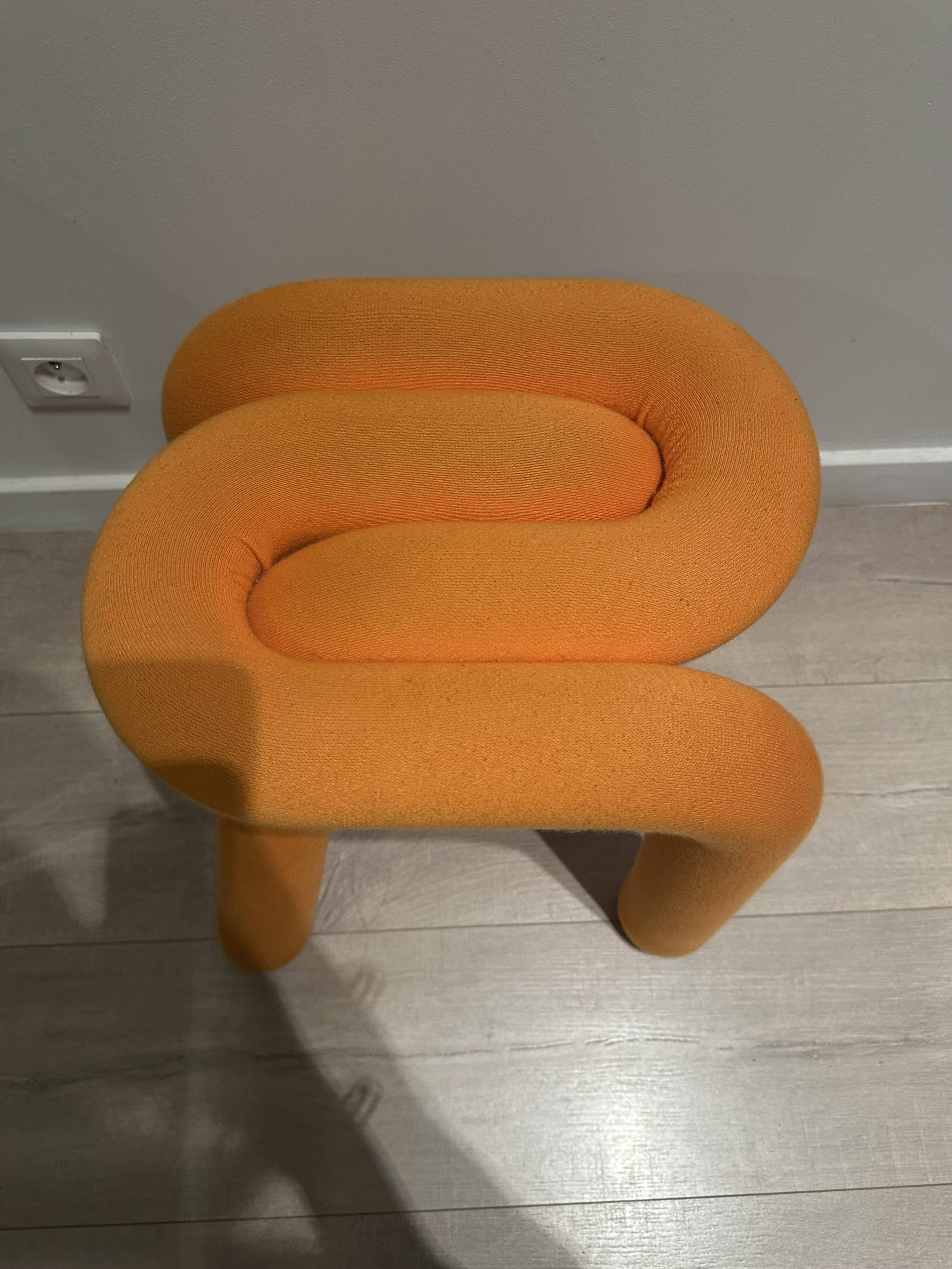 Bold orange stool