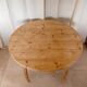 Table ronde pied fuseaux