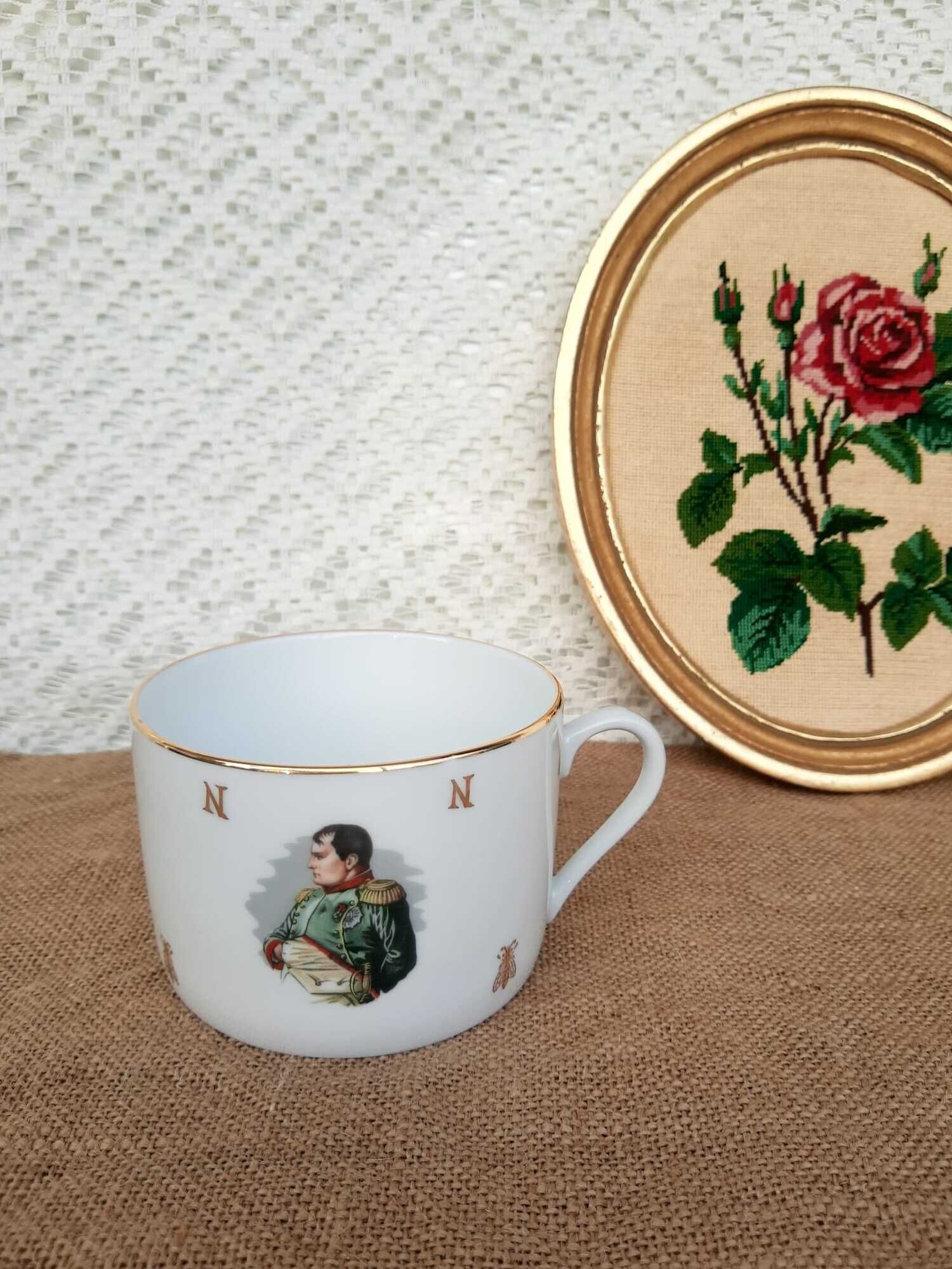 Napoleon and Josephine porcelain cup France