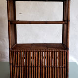 Rattan shelf