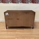 Commode palissandre et métal design 1950