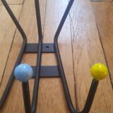 Vintage wall coat rack