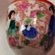 Rare 4 Porte-œufs / Coquetiers Antiques, Japonais, en porcelaine peints à la main