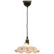 Art Deco Ceiling Lamp, Scailmont Belgium Glass Shade, 1930s