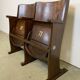 Vintage Two-Seat Cinema Bench from Ton 1950s