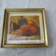 Cadre bois doré vintage 17 x 18