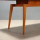 Table en chêne des années 1960 avec plateau coloré