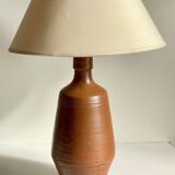 Vintage glazed stoneware lamp from Portugal.