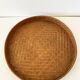 Antique tray made of woven bamboo