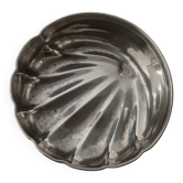 Bol vintage en métal argenté des années 1970 par Cassetti, Italie, design intemporel pour dessert ou bijoux, décoration de table rétro élégante, idée cadeau noble