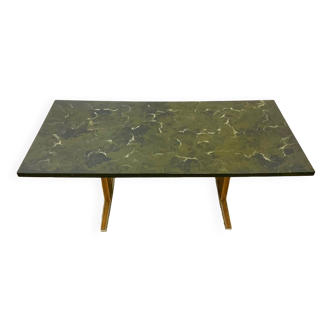 Vintage marble effect coffee table