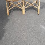 Rattan bench