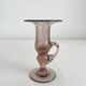 Vintage Biot bubble-blown glass candlestick