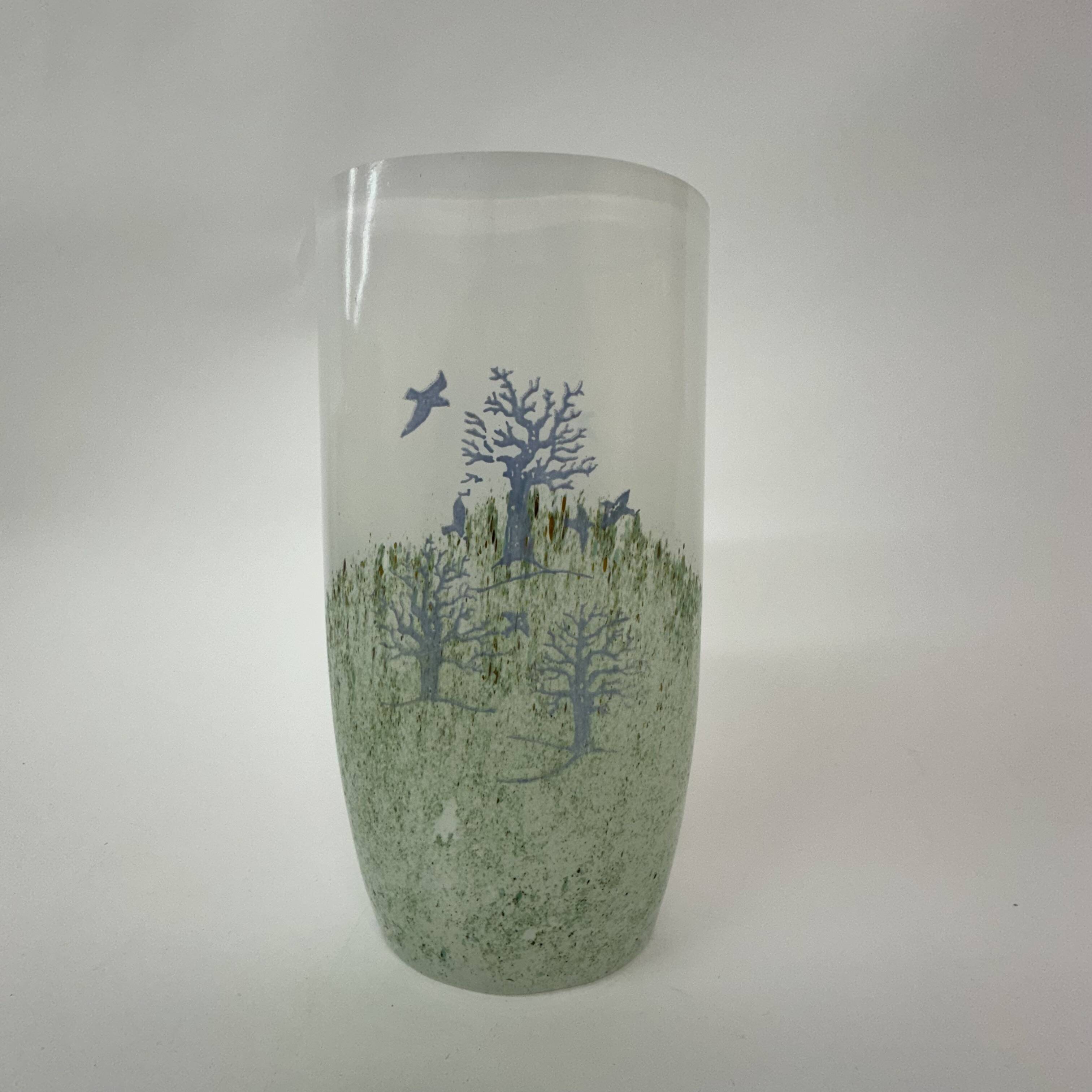 Kjell Engman pour le vase Kosta Boda 'Oktober', années 1990