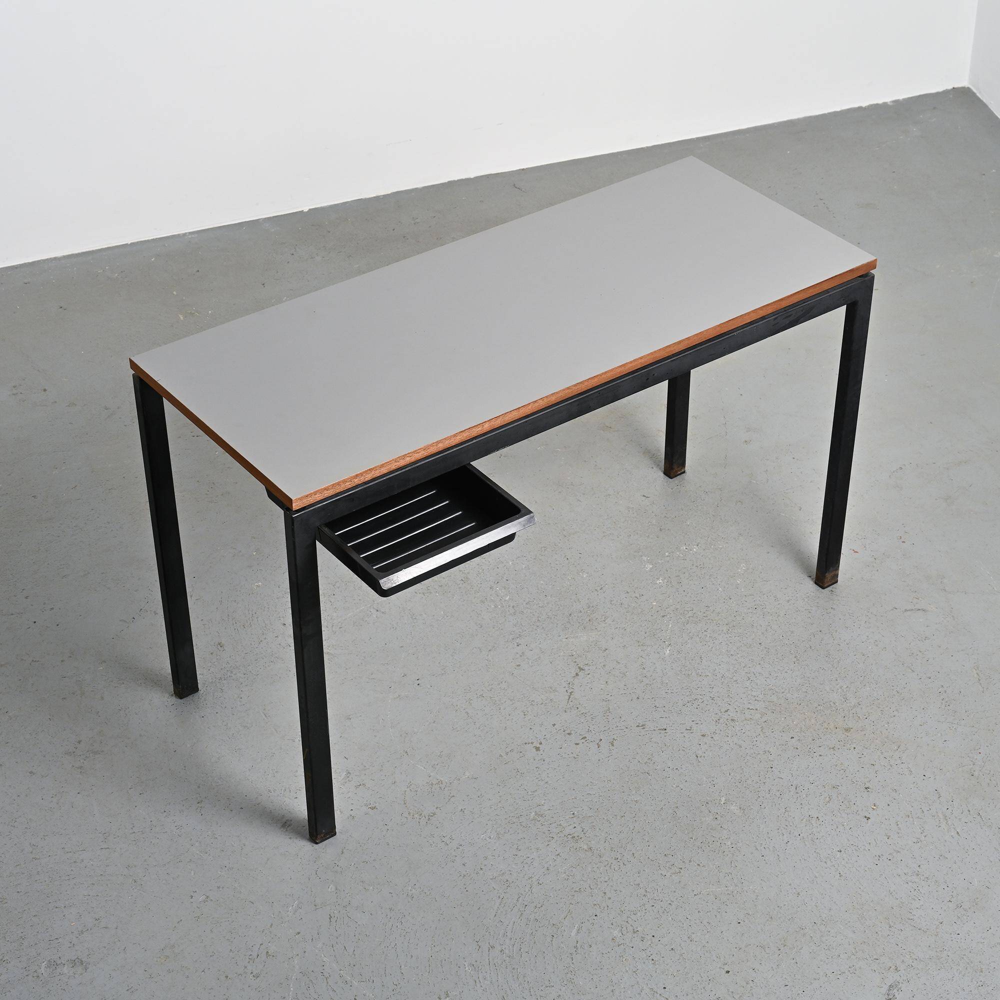 Cansado desk by Charlotte Perriand, circa 1962.
