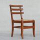 Set of Six Mid-Century French Oak Dining Chairs (6)