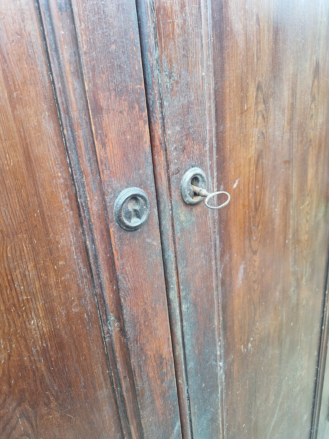 Pine wardrobe, France 19th century.