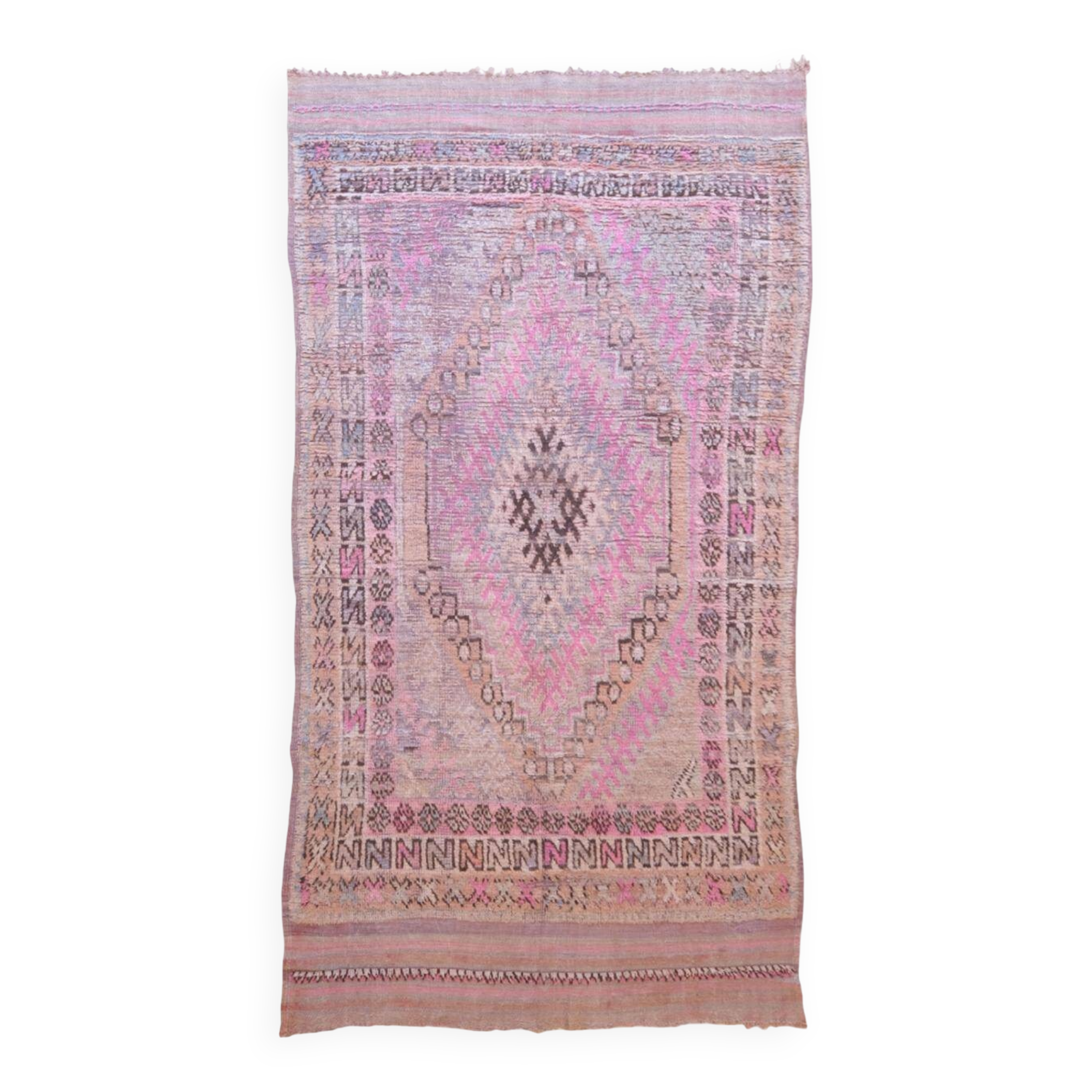 Vintage Berber Rug - 334 x 166 cm